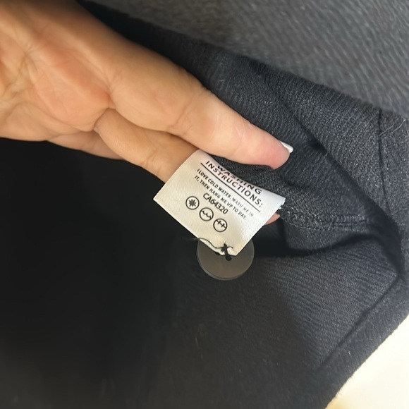 Anian Black button down Overshirt Coat  SzM - Picture 7 of 9